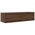 Pikkukuva 4 / 11: vidaXL TV-kaappi Ruskea Tammi 100x31x25,5 cm Tekninen puu