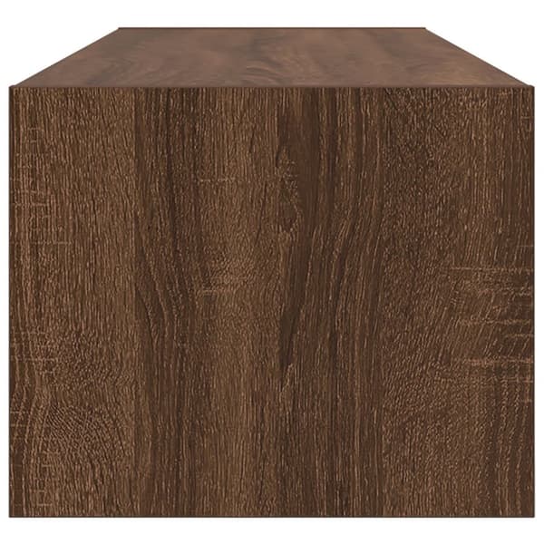 vidaXL TV-kaappi Ruskea Tammi 100x31x25,5 cm Tekninen puu