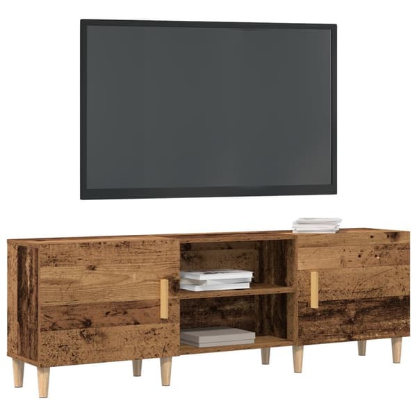 vidaXL TV Cabinet Gamle Tre 150x30x50 cm Konstruert Tre