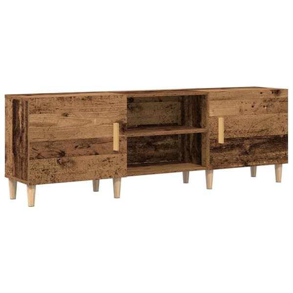 vidaXL TV Cabinet Gamle Tre 150x30x50 cm Konstruert Tre