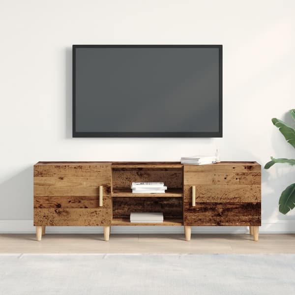 vidaXL TV Cabinet Gamle Tre 150x30x50 cm Konstruert Tre