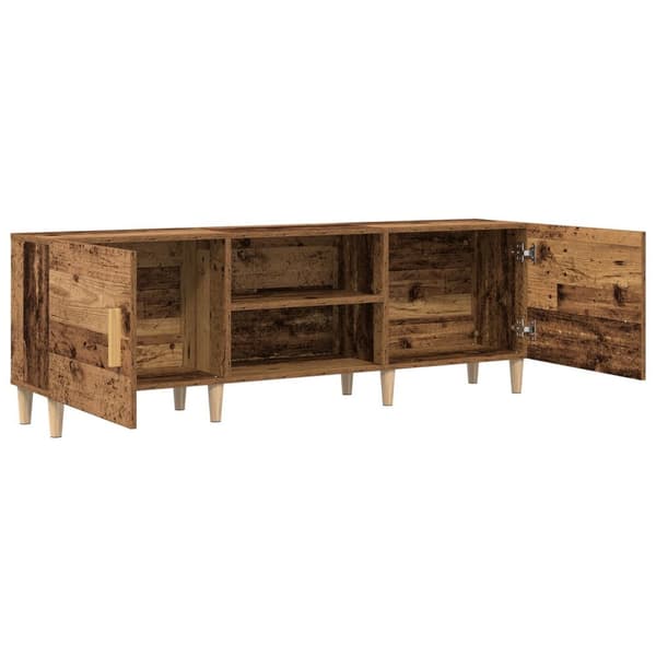 vidaXL TV Cabinet Gamle Tre 150x30x50 cm Konstruert Tre