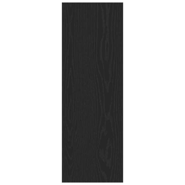 vidaXL Seinäkiinnitettävät TV-kaapit 2 kpl Musta Tammi 30,5x30x90 cm Teknopuu