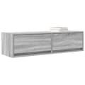 Miniatyrbilde 3 av 11: vidaXL TV-skap Grå Sonoma 100x31x25,5 cm Konstruert tre