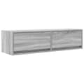 Miniatyrbilde 4 av 11: vidaXL TV-skap Grå Sonoma 100x31x25,5 cm Konstruert tre