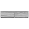 Miniatyrbilde 8 av 11: vidaXL TV-skap Grå Sonoma 100x31x25,5 cm Konstruert tre