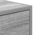 Miniatyrbilde 10 av 11: vidaXL TV-skap Grå Sonoma 100x31x25,5 cm Konstruert tre