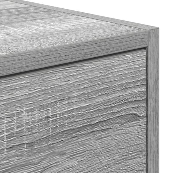 vidaXL TV-skap Grå Sonoma 100x31x25,5 cm Konstruert tre