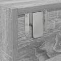 Miniatyrbilde 11 av 11: vidaXL TV-skap Grå Sonoma 100x31x25,5 cm Konstruert tre