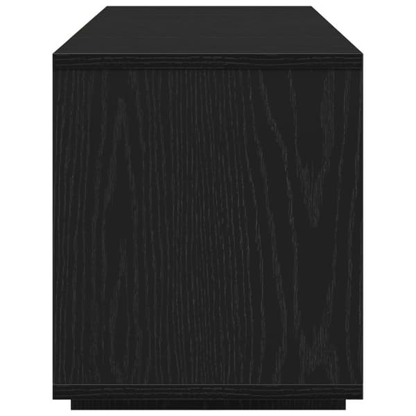 vidaXL TV-bänk Svart ek Konstruerat trä 135x35x56 cm TV-bänk