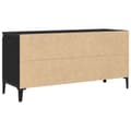 Miniatyrbillede 7 af 11: vidaXL TV Skab Sort eg Konstrueret træ 102 x 35 x 50 cm TV Skab