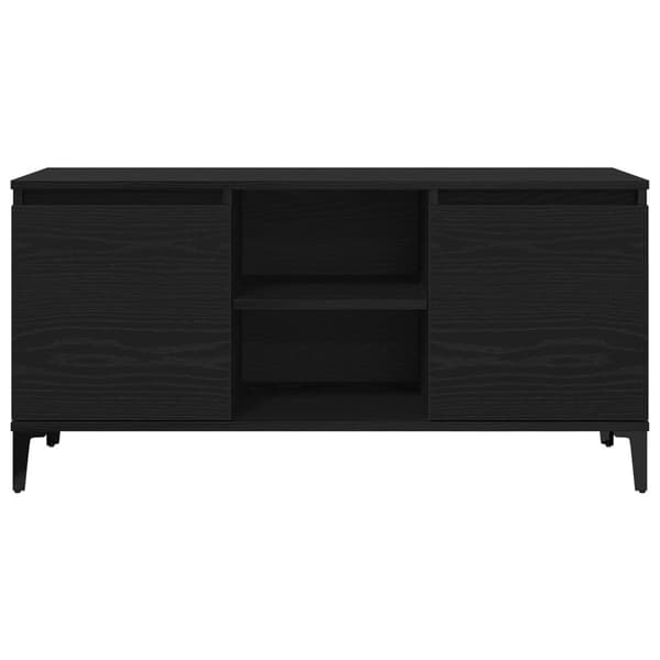 vidaXL TV Skab Sort eg Konstrueret træ 102 x 35 x 50 cm TV Skab