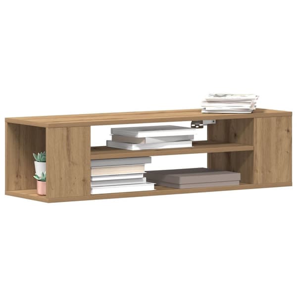 vidaXL TV-Skap Artisan Eik Konstruert Tre 100x30x26.5 cm TV-Skap