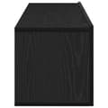 Miniatyrbilde 9 av 11: vidaXL TV-benk 2 stk Svart Eik 100x30x30 cm Laget av tre