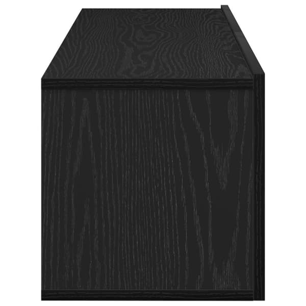 vidaXL TV-benk 2 stk Svart Eik 100x30x30 cm Laget av tre