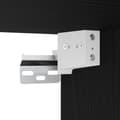 Miniatyrbilde 11 av 11: vidaXL TV-benk 2 stk Svart Eik 100x30x30 cm Laget av tre