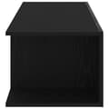 Miniatyrbilde 8 av 11: vidaXL TV-benk med LED-lamper, svart eik, 90x39x30 cm, laget av tre