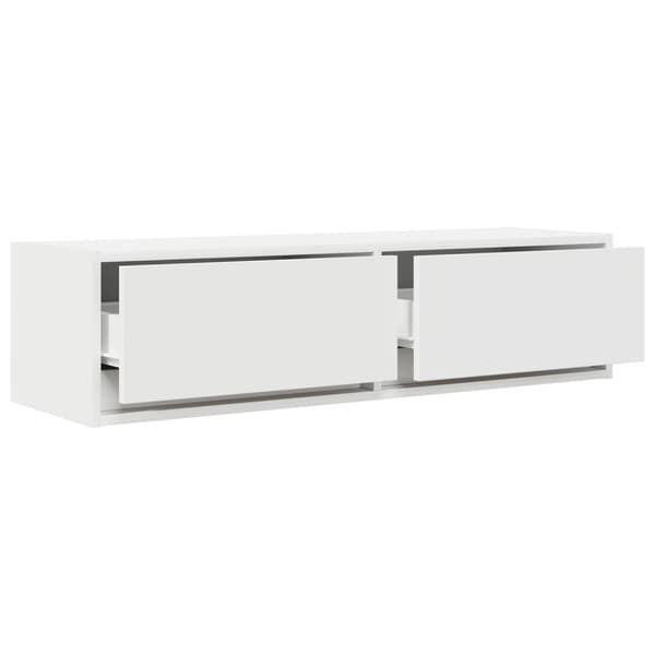 vidaXL TV-skap Hvit 100x31x25,5 cm Konstruert tre