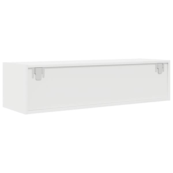 vidaXL TV-skap Hvit 100x31x25,5 cm Konstruert tre