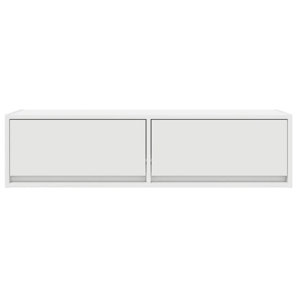 vidaXL TV-skap Hvit 100x31x25,5 cm Konstruert tre