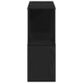 Miniatyrbilde 8 av 10: vidaXL Hvit TV-benk 80x24x63 cm Laget av konstruert tre