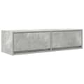 Miniatyrbilde 4 av 11: vidaXL TV-skap Betonggrå 100x31x25,5 cm Konstruert tre