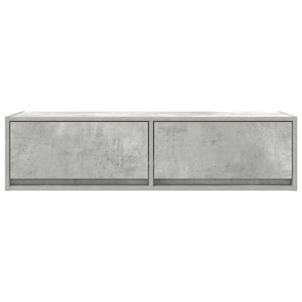 vidaXL TV-skap Betonggrå 100x31x25,5 cm Konstruert tre