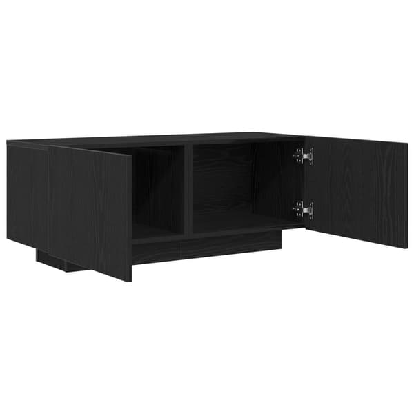 vidaXL TV-skap i svart eik 100x35x40 cm av konstruert tre