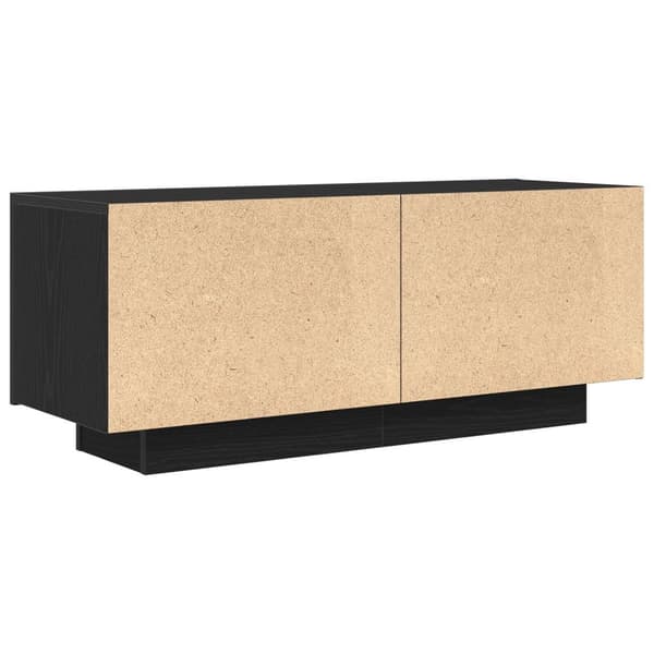vidaXL TV-skap i svart eik 100x35x40 cm av konstruert tre