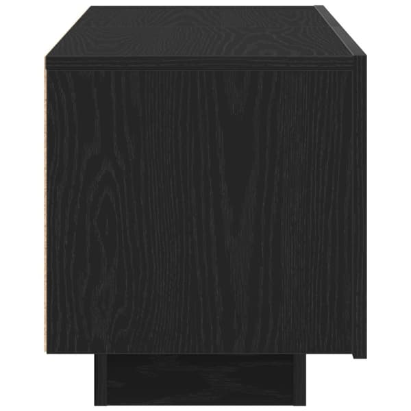 vidaXL TV-skap i svart eik 100x35x40 cm av konstruert tre