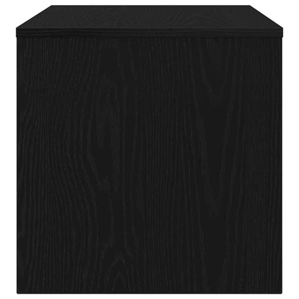 vidaXL tv-bord 80x40x40 cm konstrueret træ sort egetræsfarve