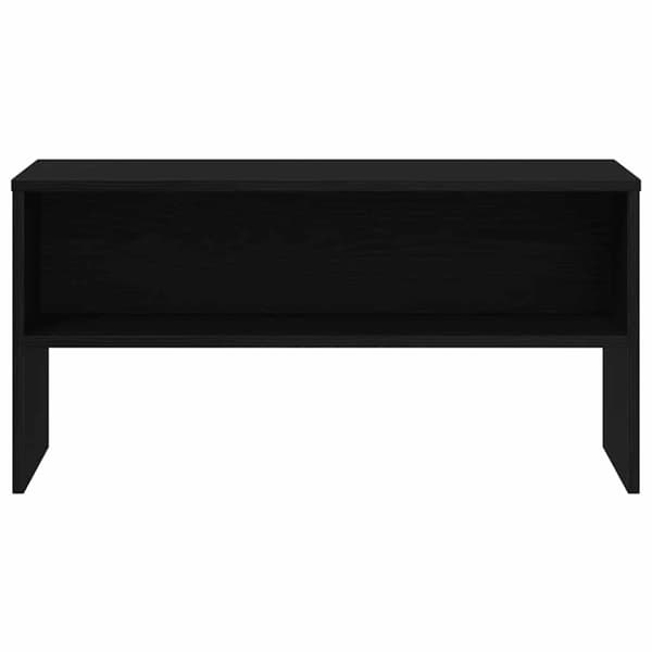 vidaXL TV-benk svart eik 80x40x40 cm konstruert tre