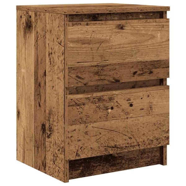 vidaXL TV-benk gammelt tre 40x35x54 cm konstruert tre