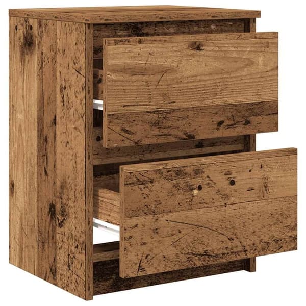vidaXL TV-benk gammelt tre 40x35x54 cm konstruert tre