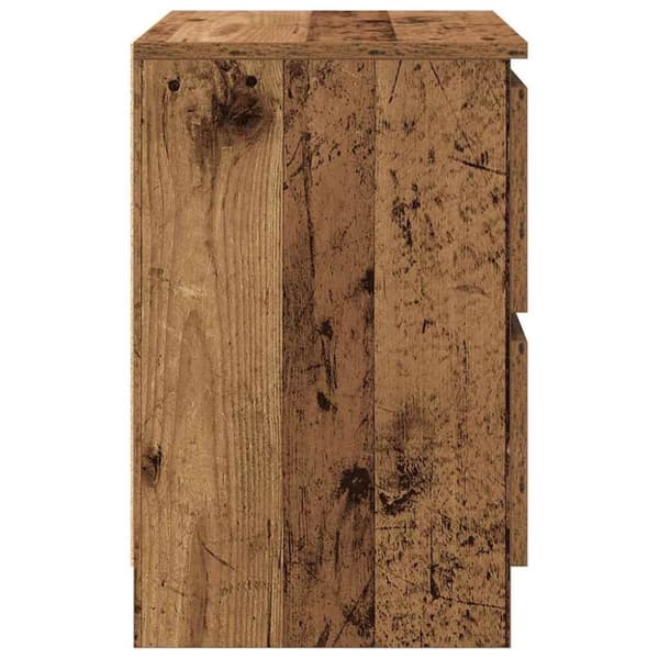 vidaXL TV-benk gammelt tre 40x35x54 cm konstruert tre