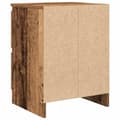 Miniatyrbilde 9 av 11: vidaXL TV-benk gammelt tre 40x35x54 cm konstruert tre