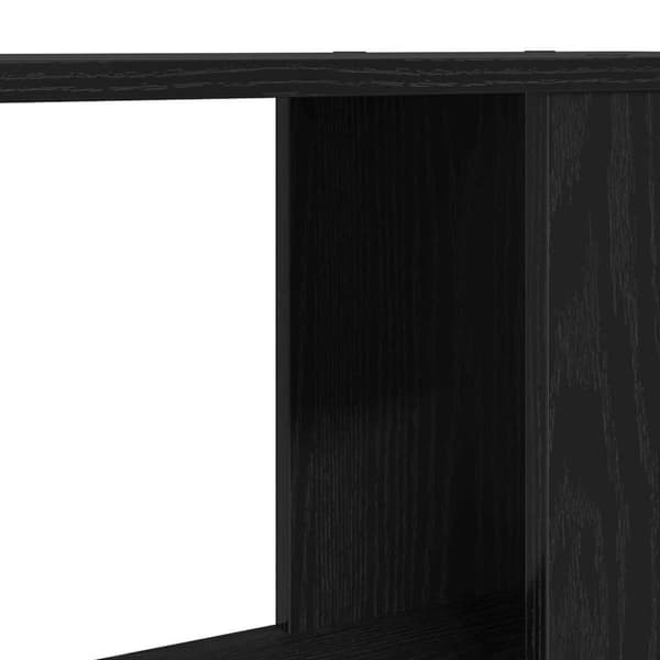 vidaXL TV-bänk svart ek 60x24x32 cm konstruerat trä