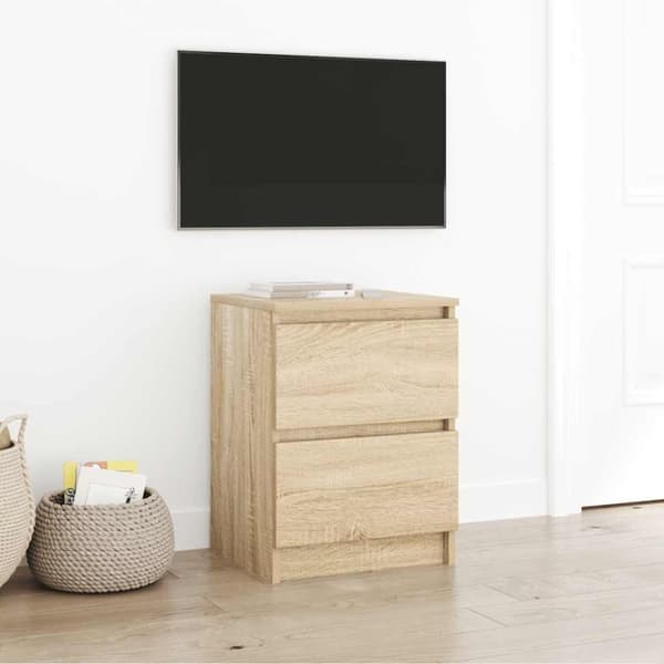 vidaXL TV-bänk sonoma ek 40x35x54 cm konstruerat trä