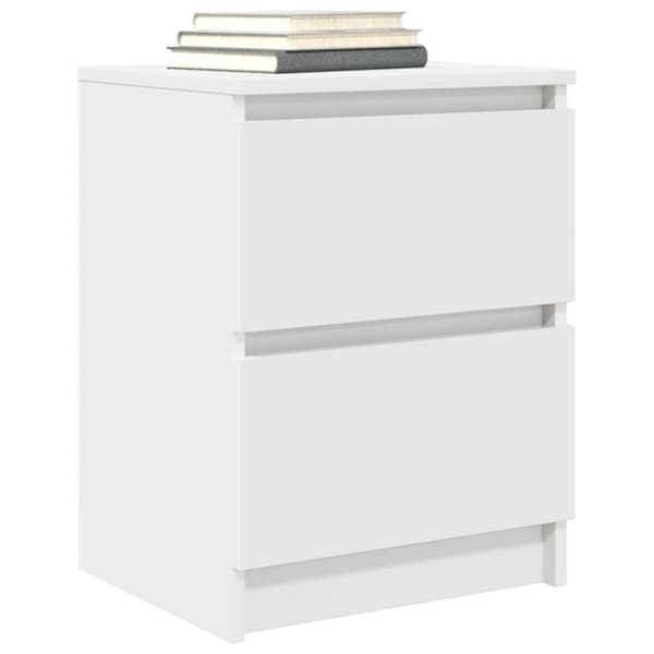 vidaXL TV-benk hvit 40x35x54 cm konstruert tre
