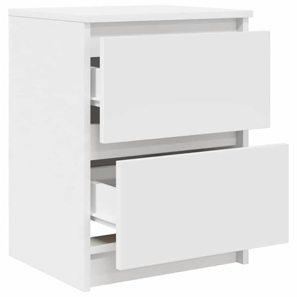 vidaXL TV-benk hvit 40x35x54 cm konstruert tre