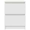 Miniatyrbilde 7 av 11: vidaXL TV-benk hvit 40x35x54 cm konstruert tre