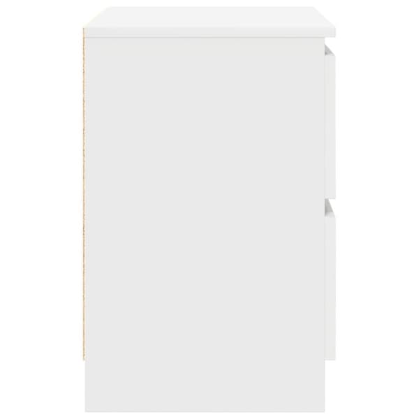 vidaXL TV-benk hvit 40x35x54 cm konstruert tre