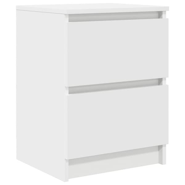 vidaXL TV-benk hvit 40x35x54 cm konstruert tre