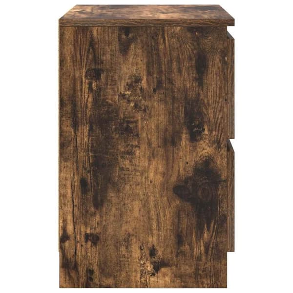 vidaXL tv-bord 40x35x54 cm konstrueret træ røget egetræsfarve