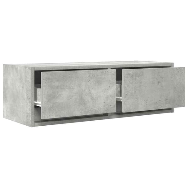 vidaXL tv-borde 2 stk. 80x31x25,5 cm konstrueret træ betongrå