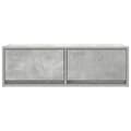 Miniatyrbillede 8 af 11: vidaXL tv-borde 2 stk. 80x31x25,5 cm konstrueret træ betongrå