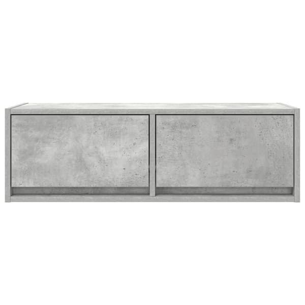 vidaXL tv-borde 2 stk. 80x31x25,5 cm konstrueret træ betongrå