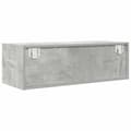 Miniatyrbillede 10 af 11: vidaXL tv-borde 2 stk. 80x31x25,5 cm konstrueret træ betongrå