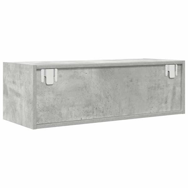 vidaXL tv-borde 2 stk. 80x31x25,5 cm konstrueret træ betongrå