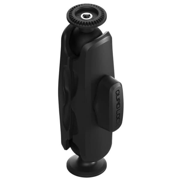 Dubbelpivotbälte - QUAD LOCK - Medium - 360 grader - Lätt justerbart - Hållbar nylon Svart
